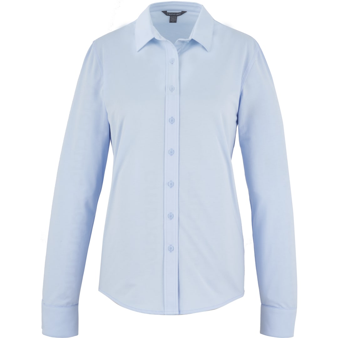 TATRA Eco Long Sleeve Knit Button Up Shirt-Women's 54