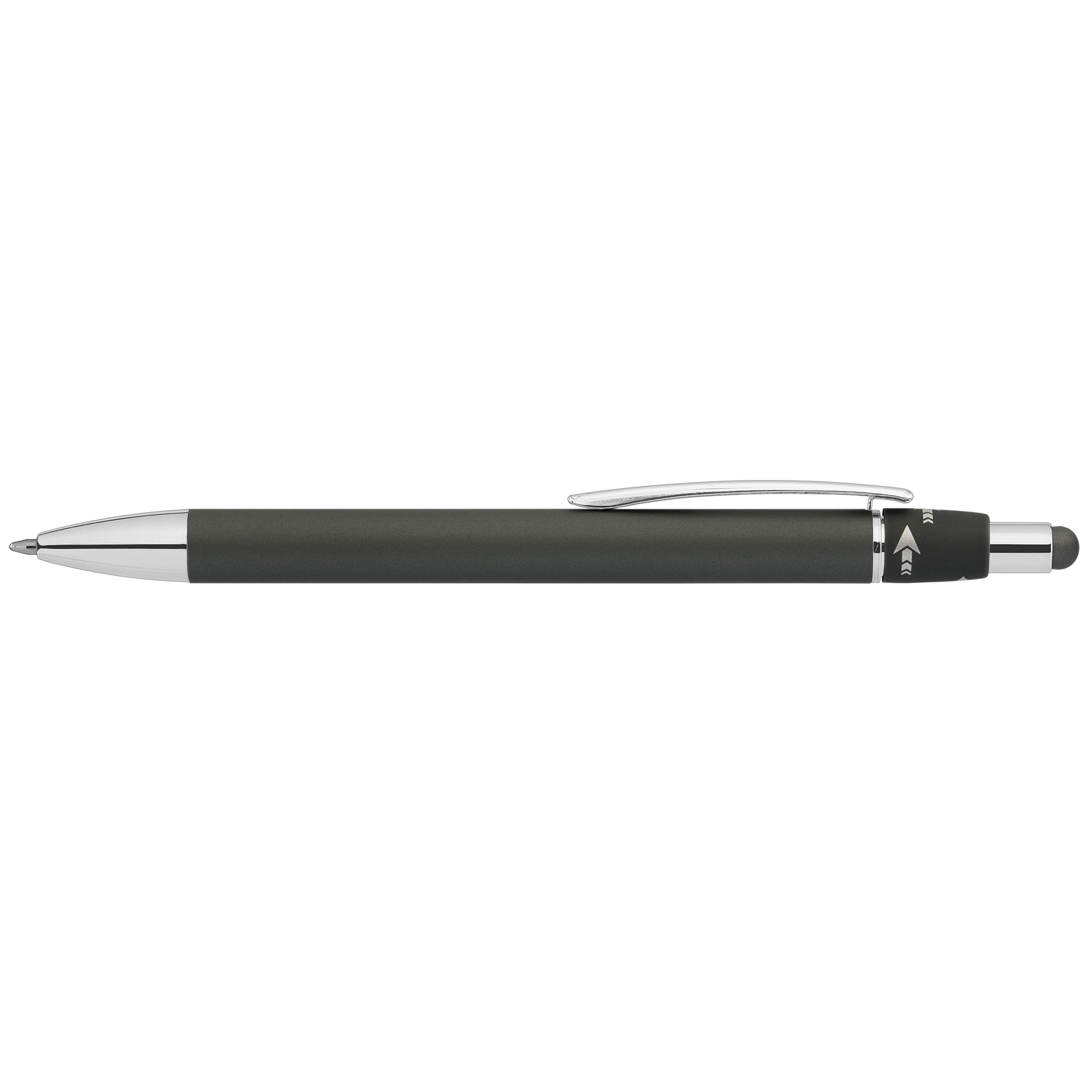 Orbit Spinner Chrome Metal Pen w/ Stylus 31