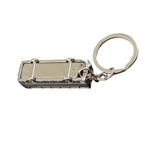 Unique Bus Shaped Alloy Key Chain With Split Ring 17