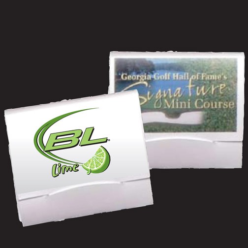 Pro Elite Gold Standard Golf Tee Packet w/ Four 2 1/8" Tees & 1 Marker 1