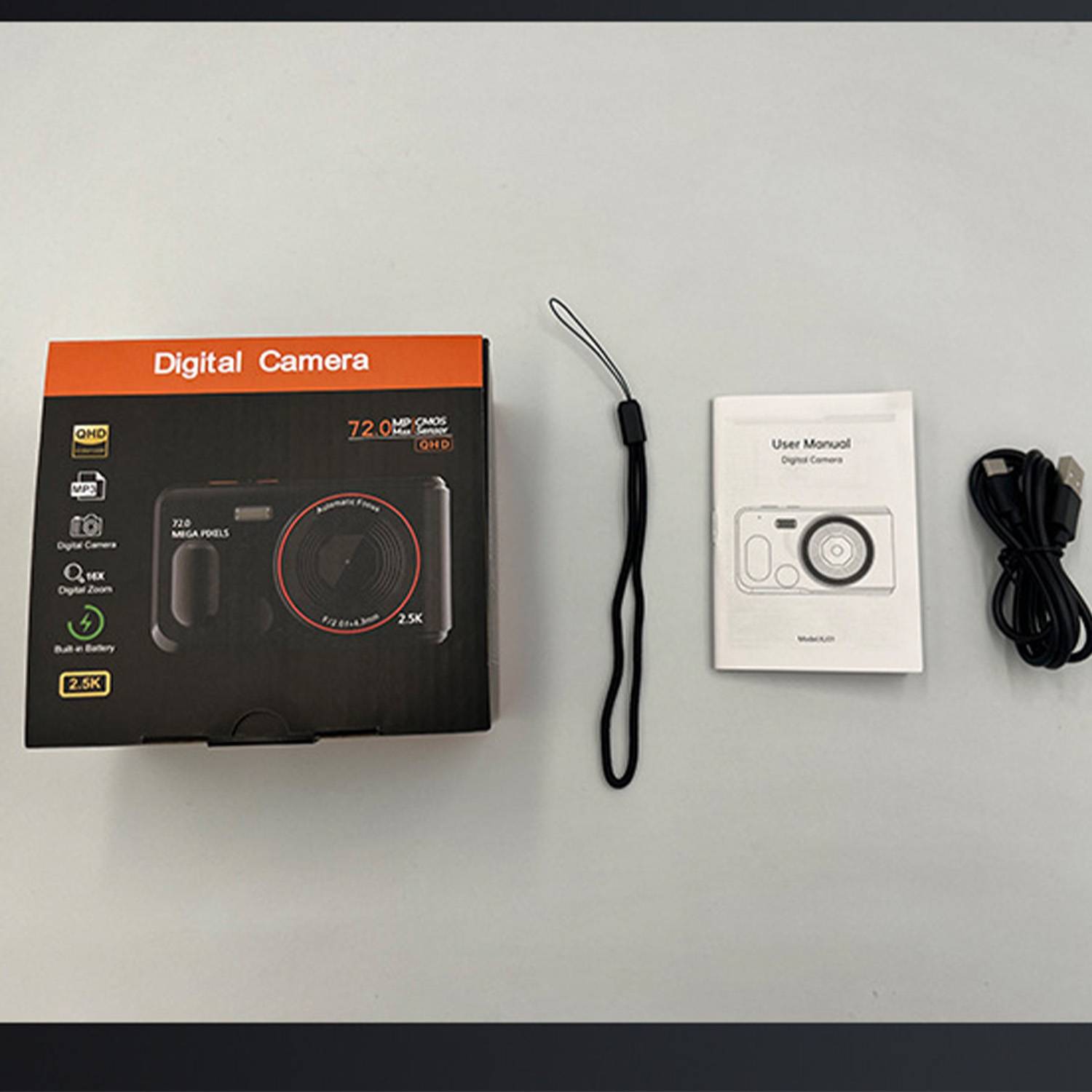 Portable 72MP Digital Camera - Pocket-Sized & Easy to Use 10
