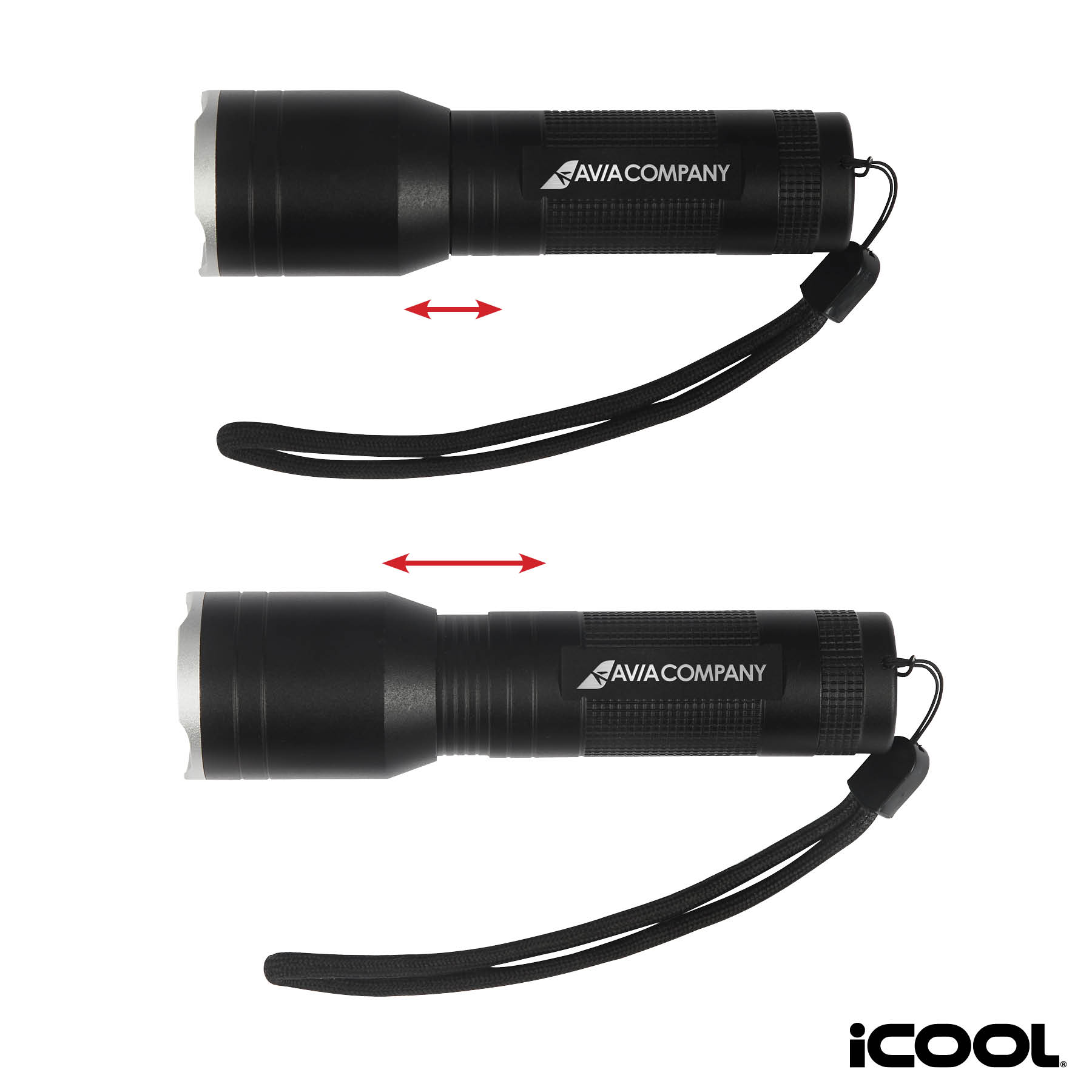 iCOOL Butte 500-Lumen Aluminum Tactical Flashlight 9