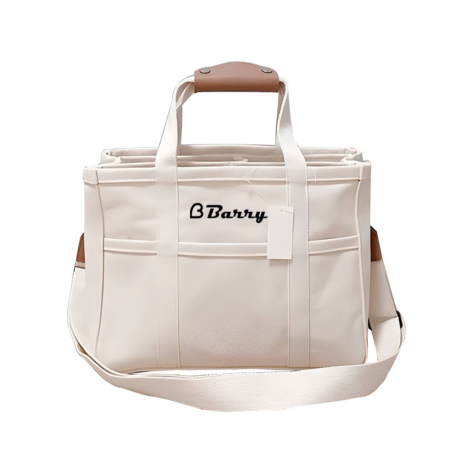 Canvas Beige Mommy Bag 1
