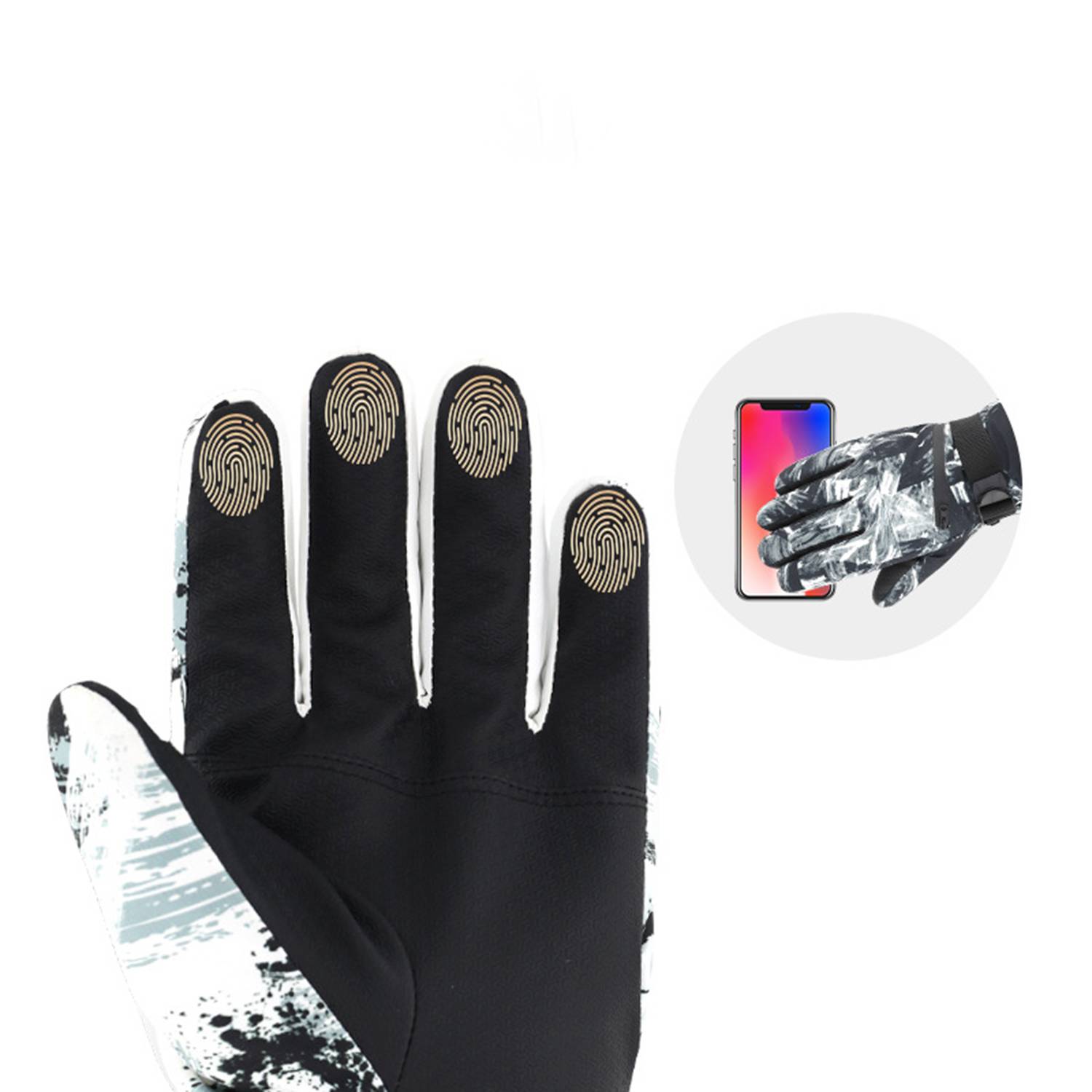 Ski & Snow Waterproof Touch ScreenWinter Snowboard Gloves 3
