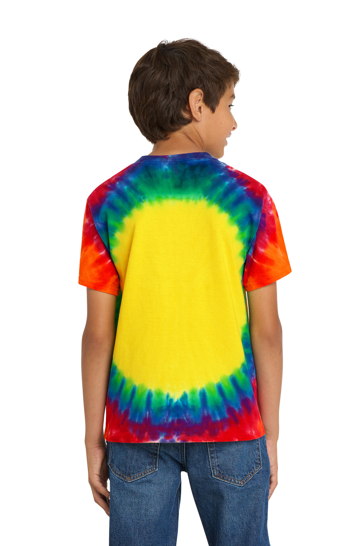 Port & Co Youth Window Tie-Dye Tee. PC149Y 2