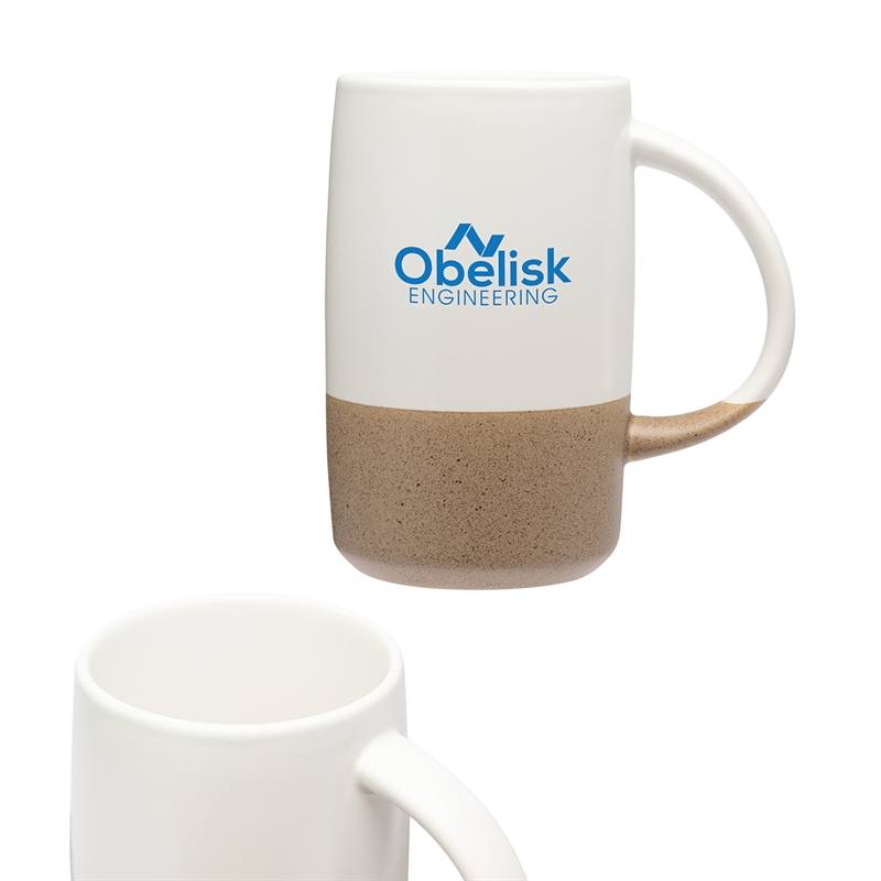 Santander 17 oz. Two-Tone Ceramic Mug