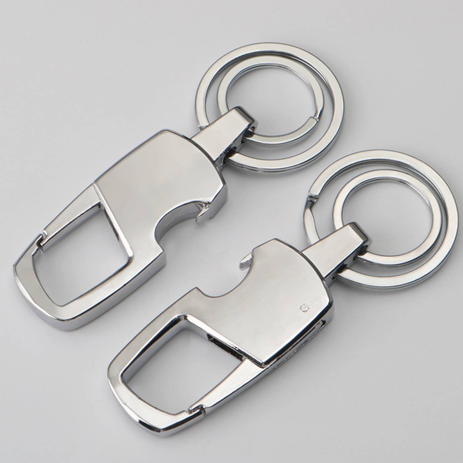 Creative Leather Metal Keychain 5