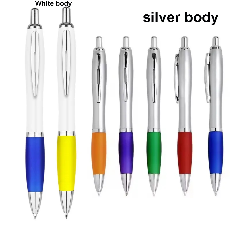 Promotional Silhouette Satin Grip Pen 8