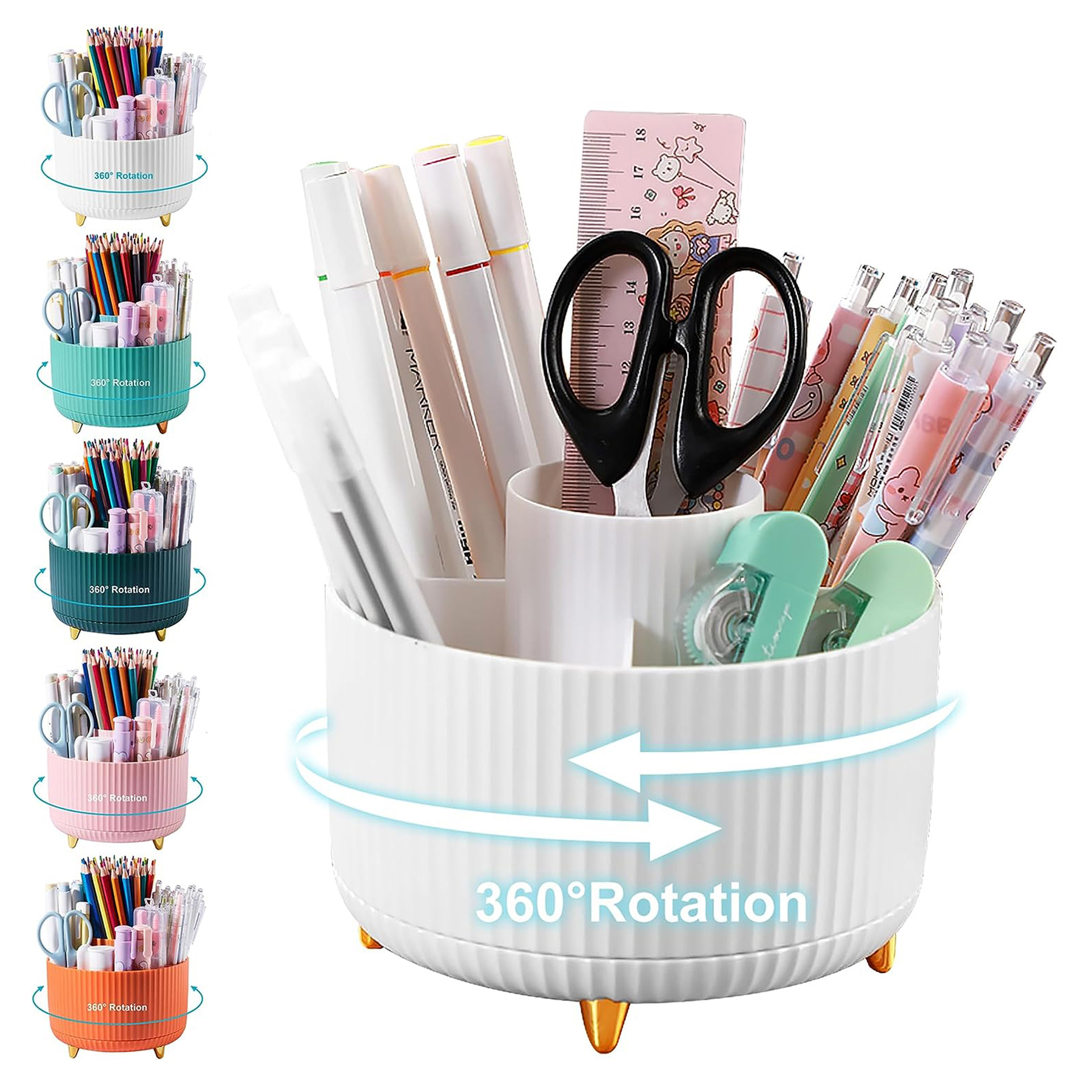 360 Degree Rotating Desk Organizer 3