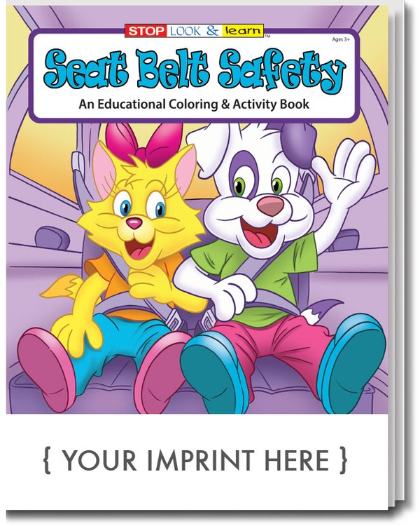 COLORING BOOK - Seat Belt Safety Coloring & Activity Book 5