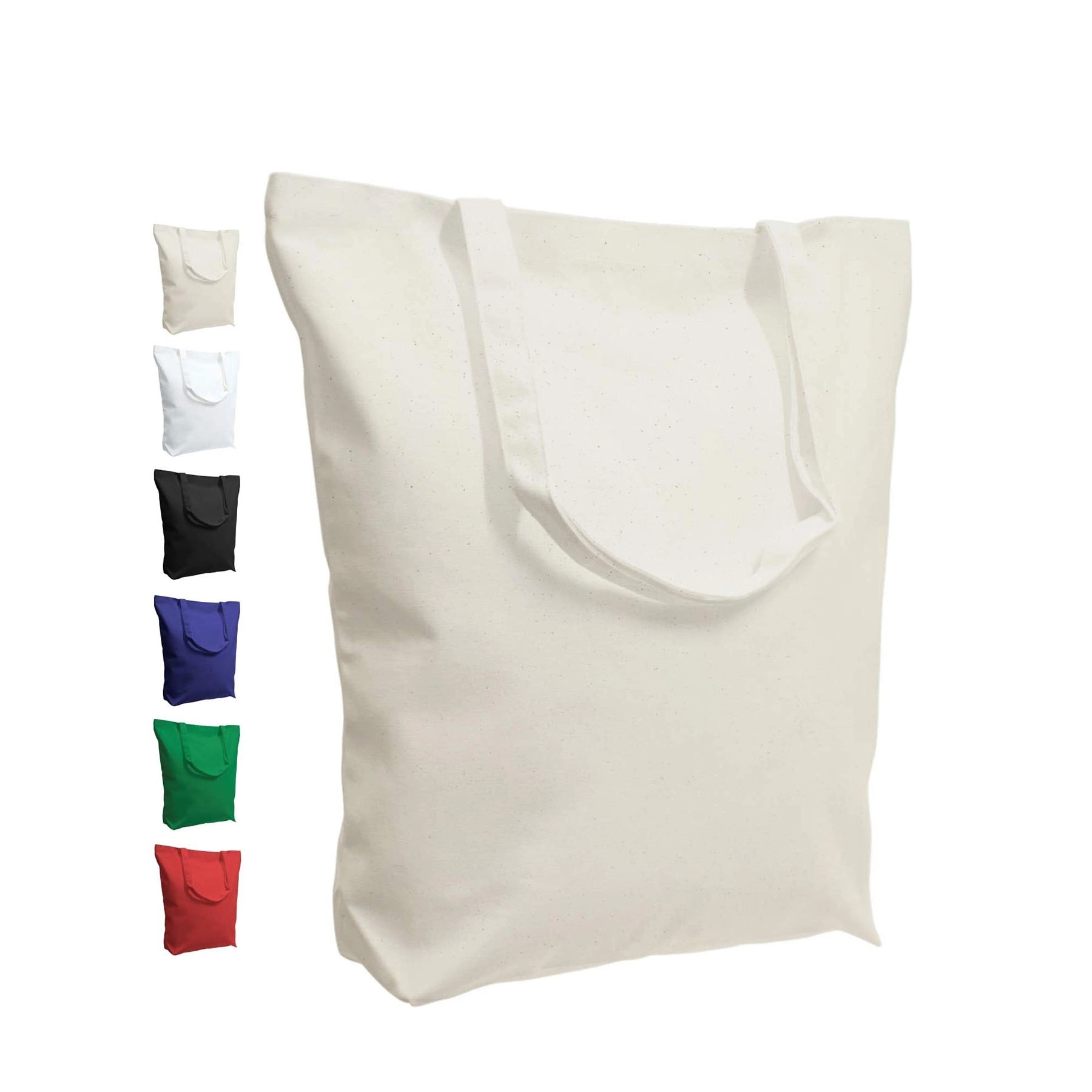MOQ 100 Pieces Canvas Tote Bag 12''H x 16''L x 4''W