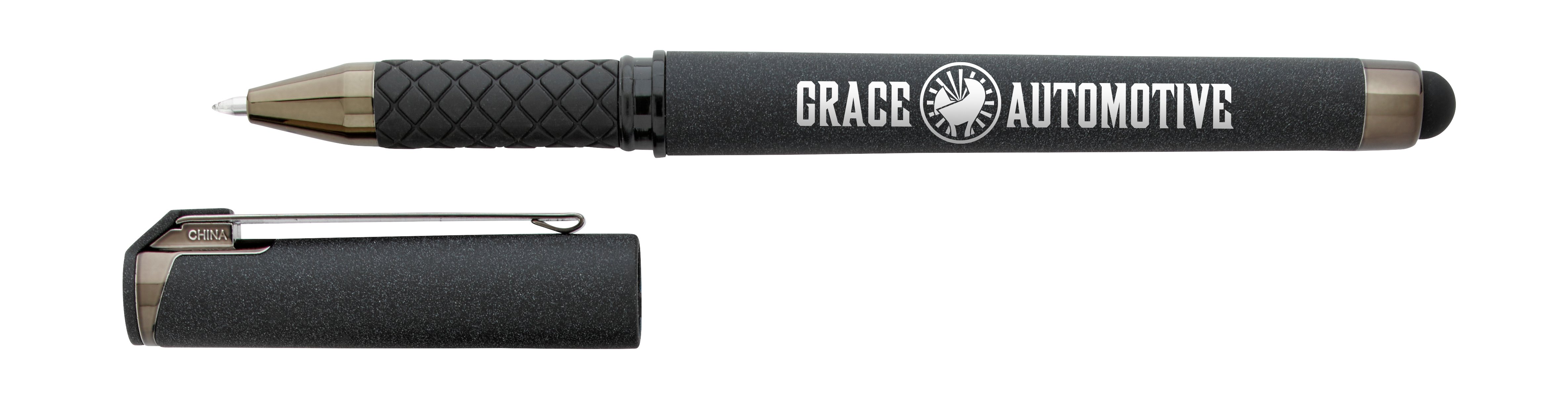 Good Value™ Cali Stylus Gunmetal Suede RABS Pen 164