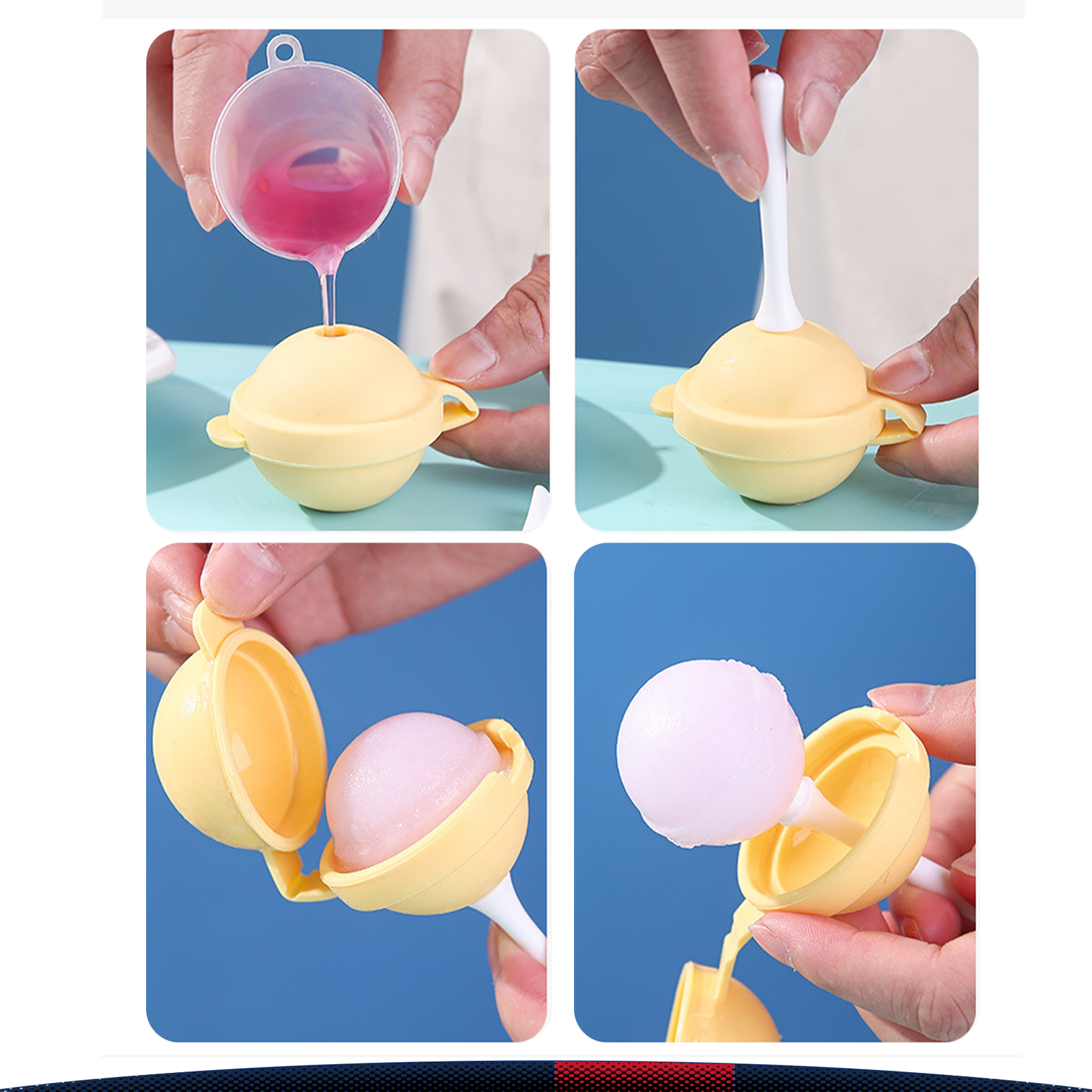 Silicone Stick Candy Ice Pop Mold 5