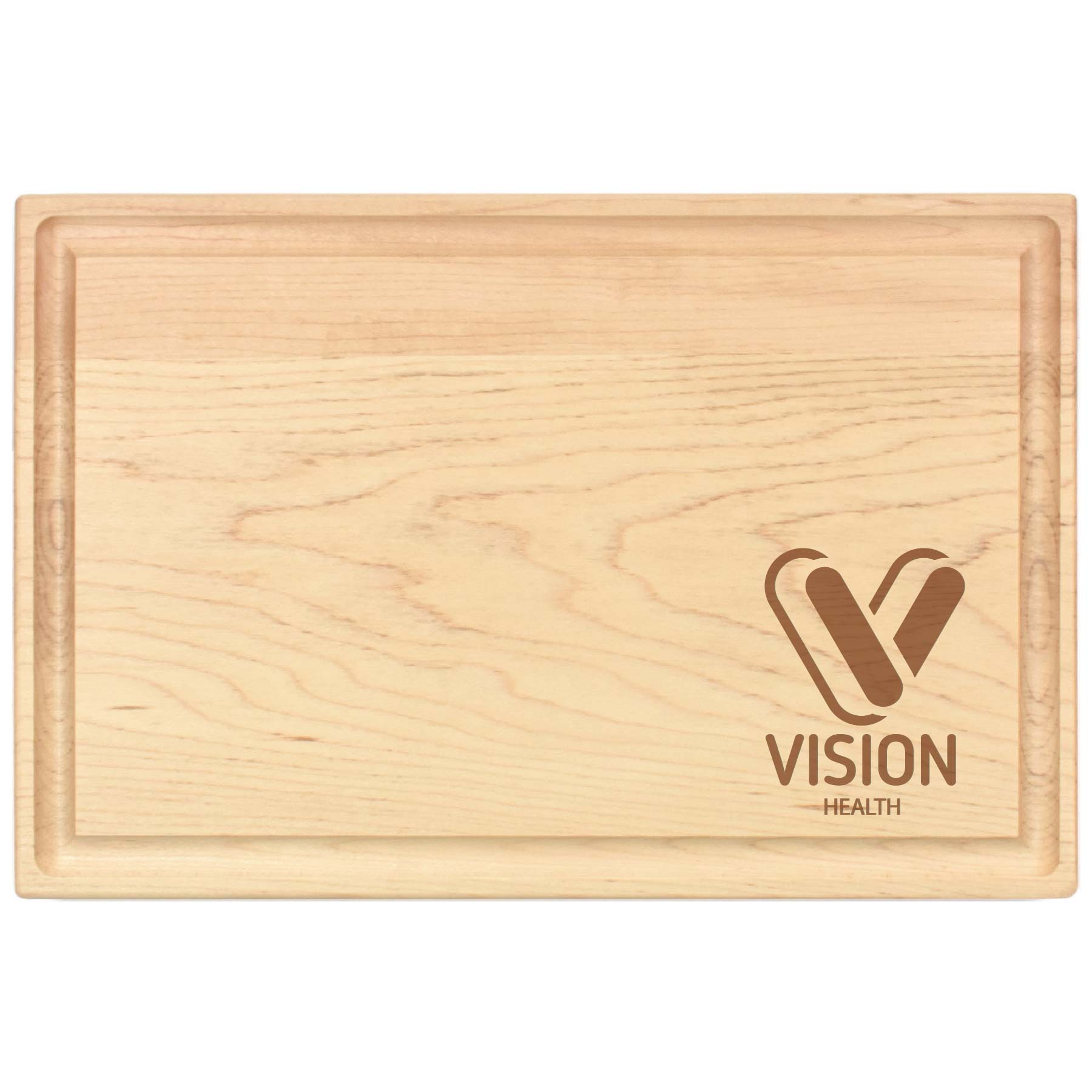 8" x 12" Maple Rectangular Cutting Board with Juice Groove