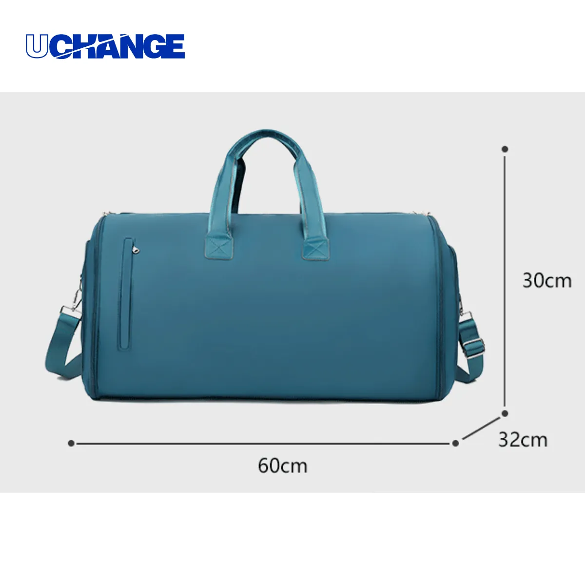 Water-Resistant Weekender Duffel With Shoe Pocket 3
