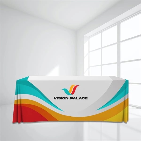 Wrinkle Free 8Ft Table Cover 4