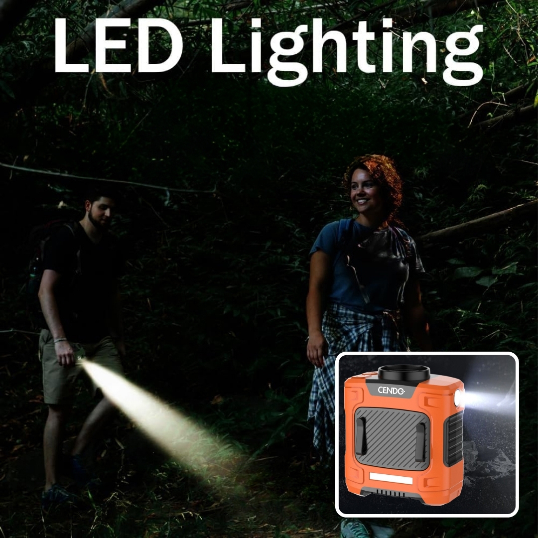BreezeMax 3-in-1: Waist-Mounted Fan, Flashlight & Power Bank 6