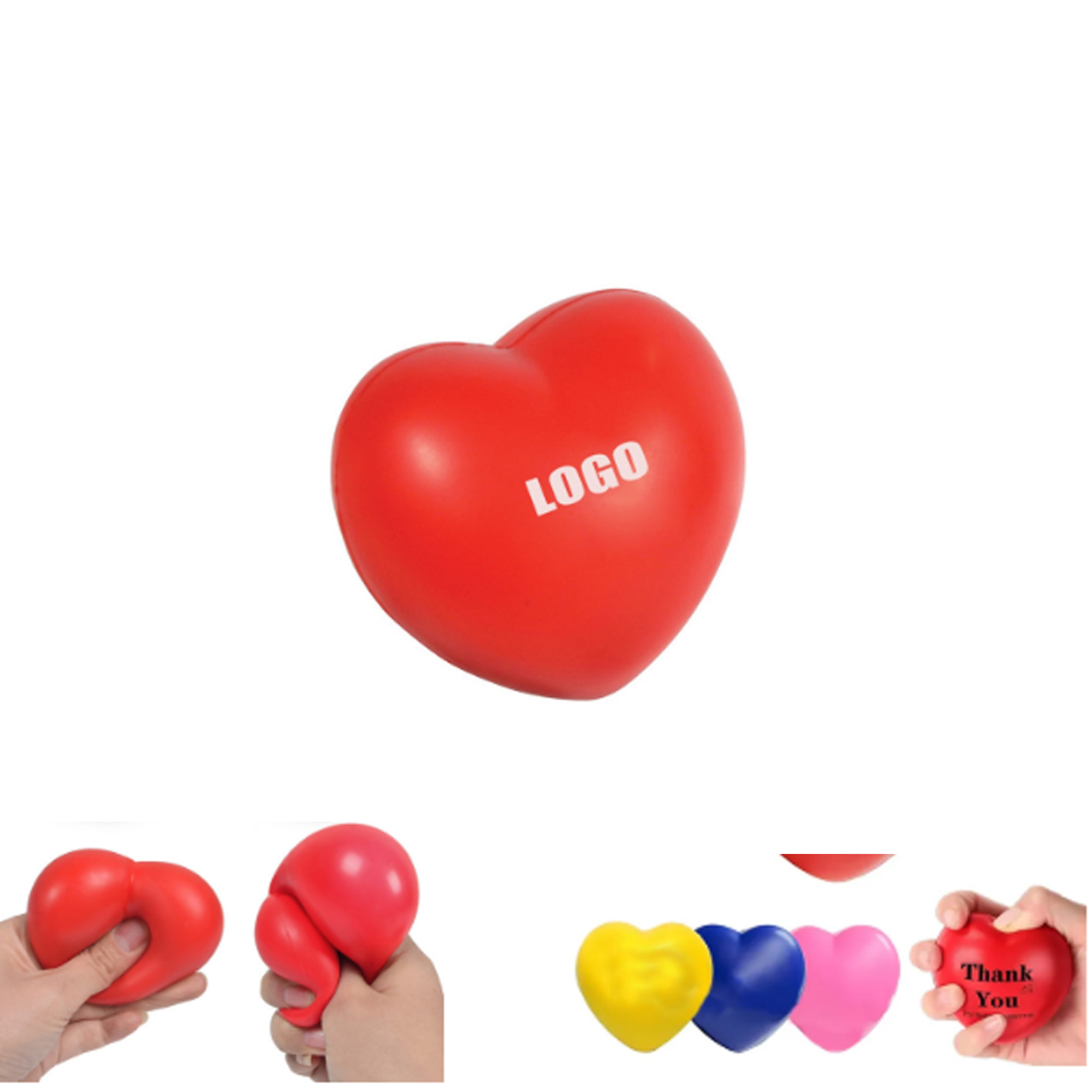 Custom Logo Foam Stress Reliever Balls 1