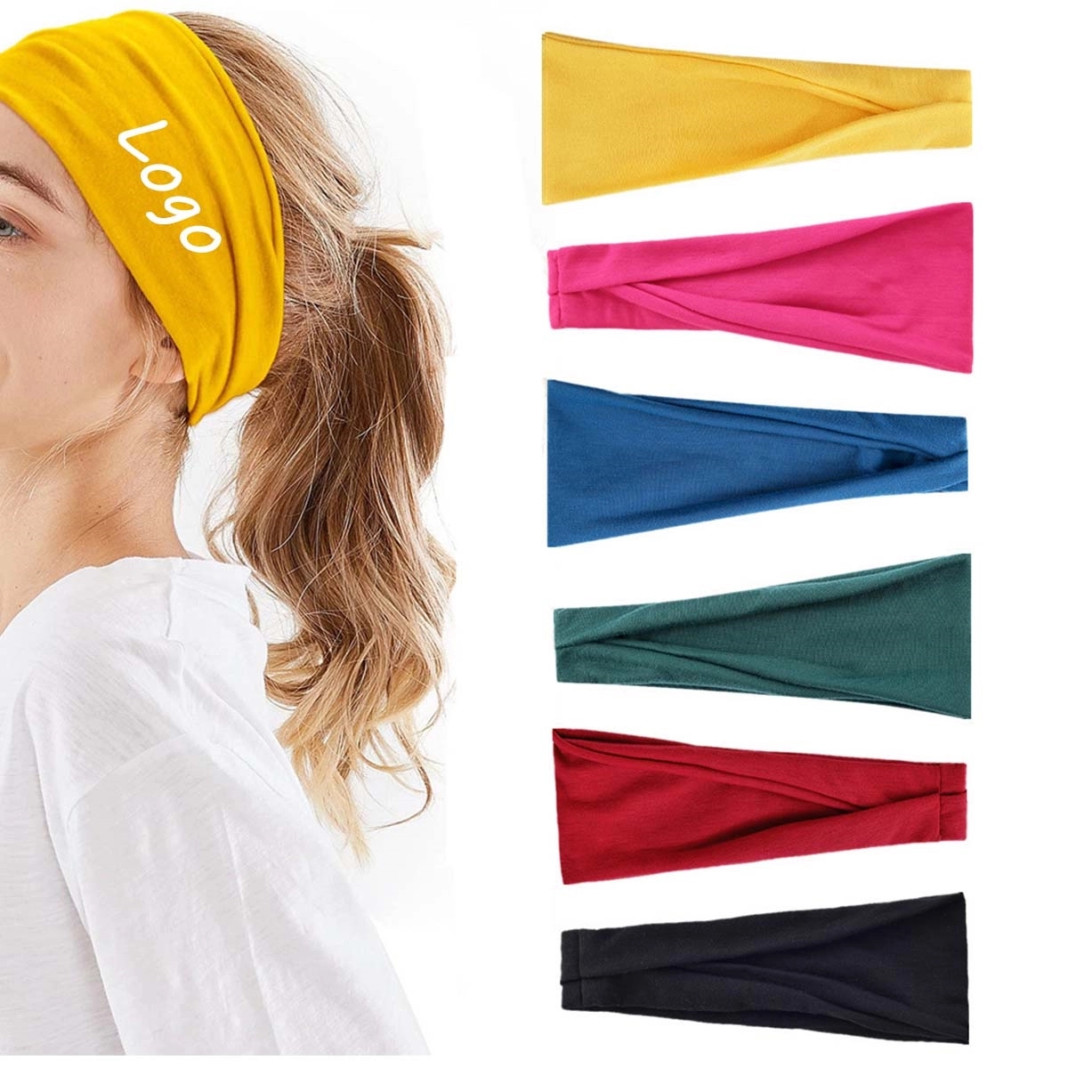 Women's Yoga Elastic Headbands Hair Bands