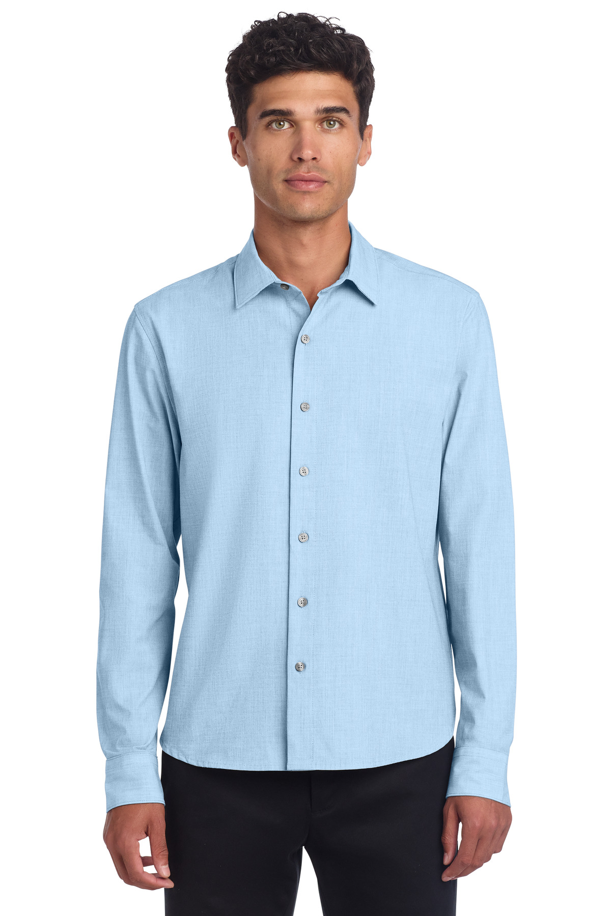 Mercer+Mettle Long Sleeve Stretch Woven Shirt MM2000 43