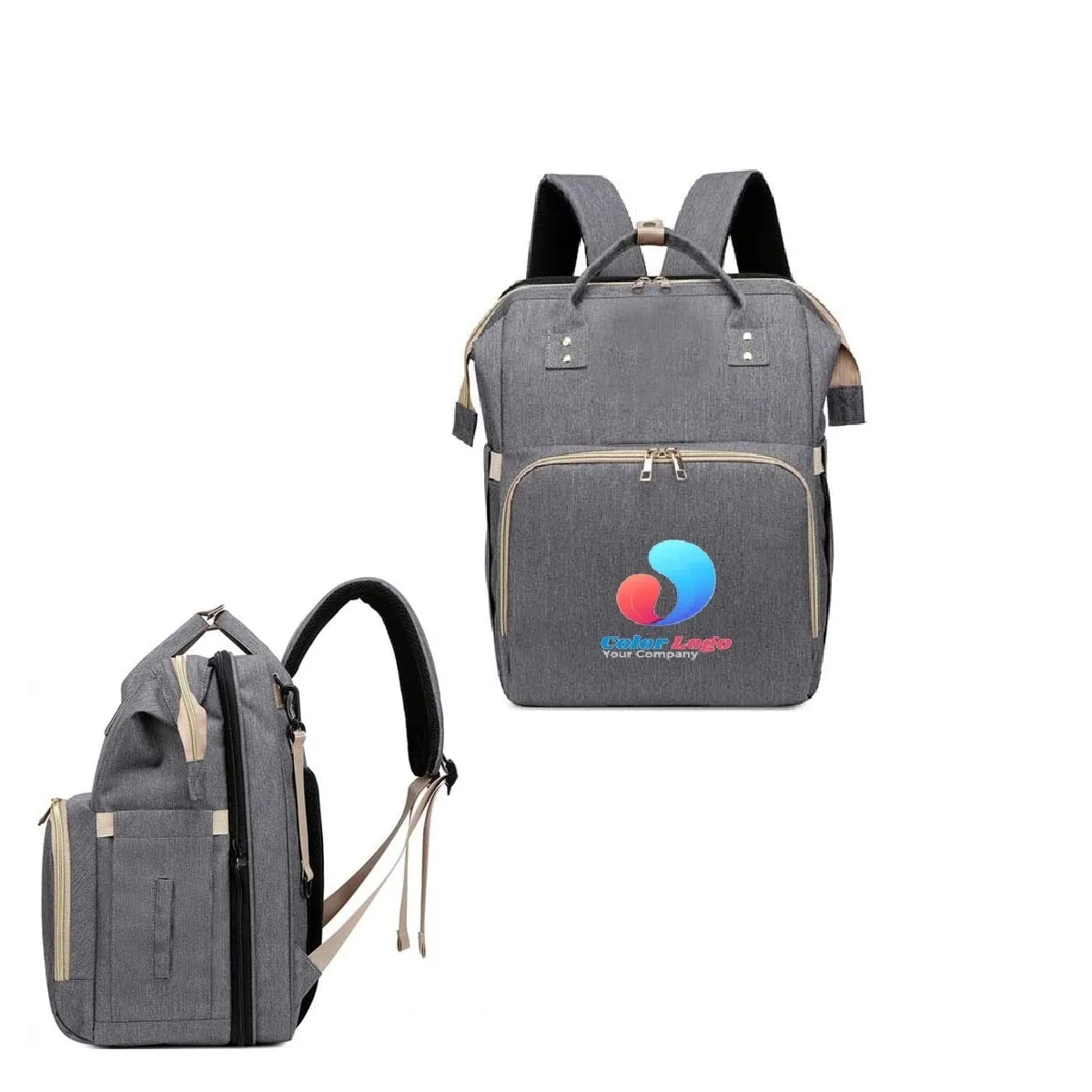 Diaper Bag Backpack with Changing Station 2