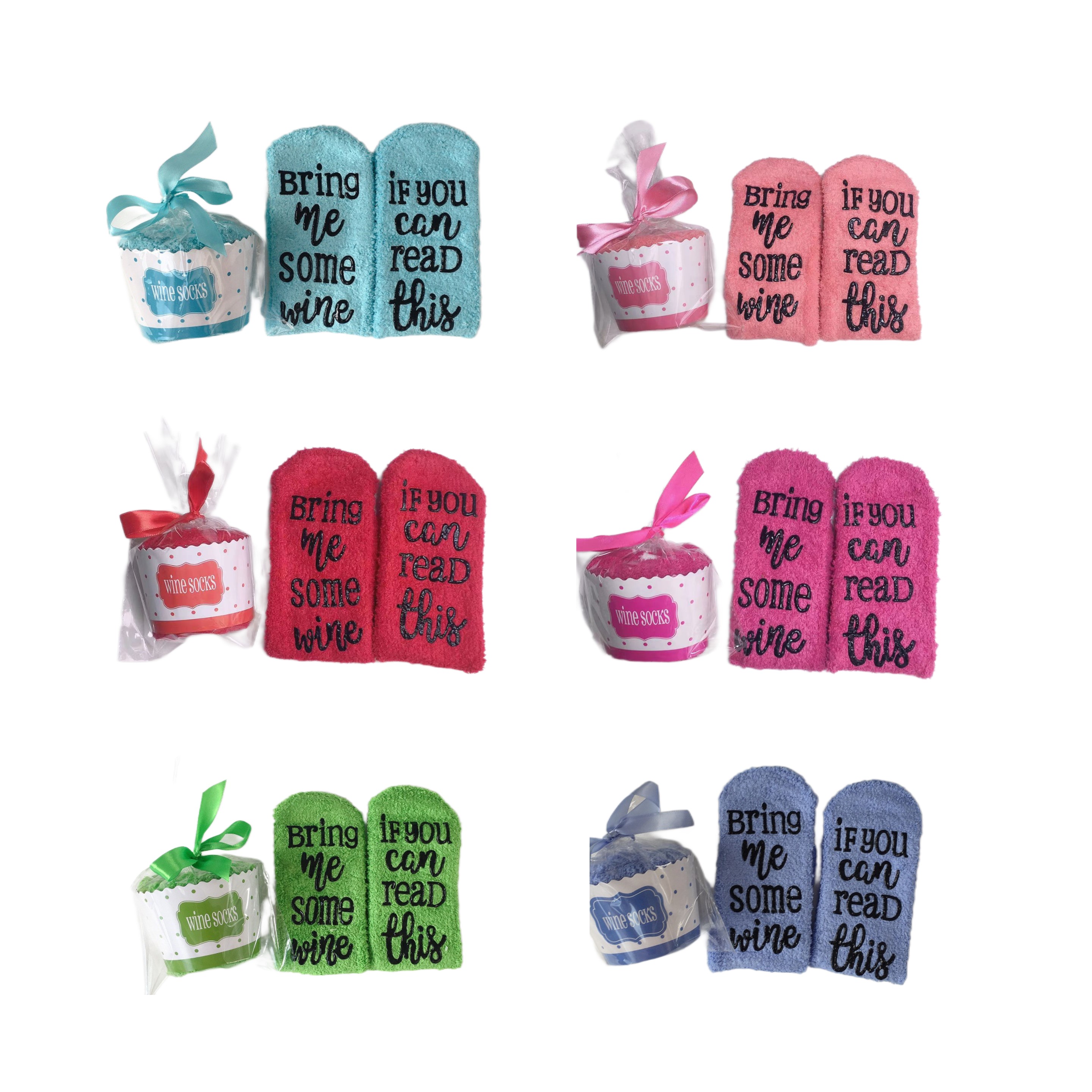 Funny Wine Sock with Cupcake Package (direct import) 3