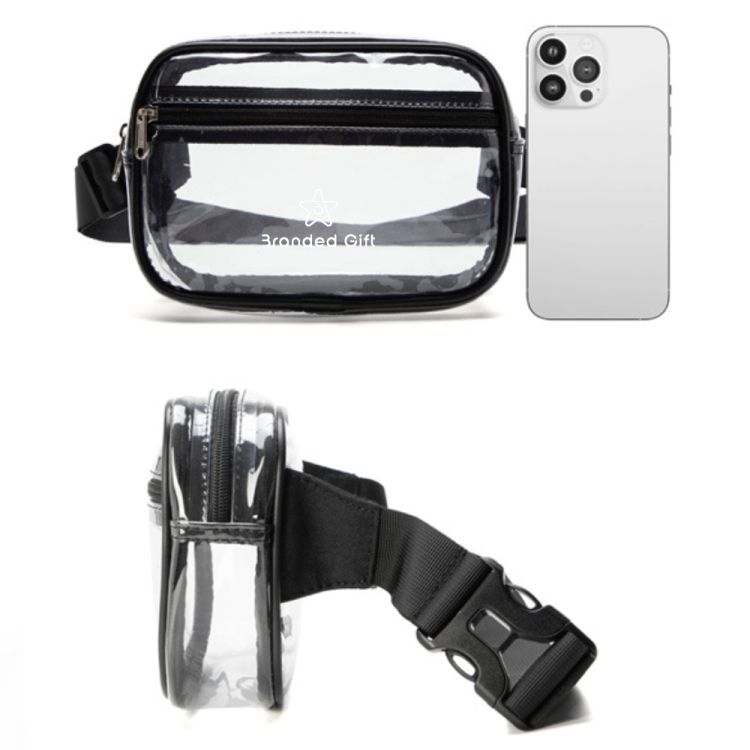 Small Clear Fanny Pack Stadium Approved Belt Bag Unisex 2