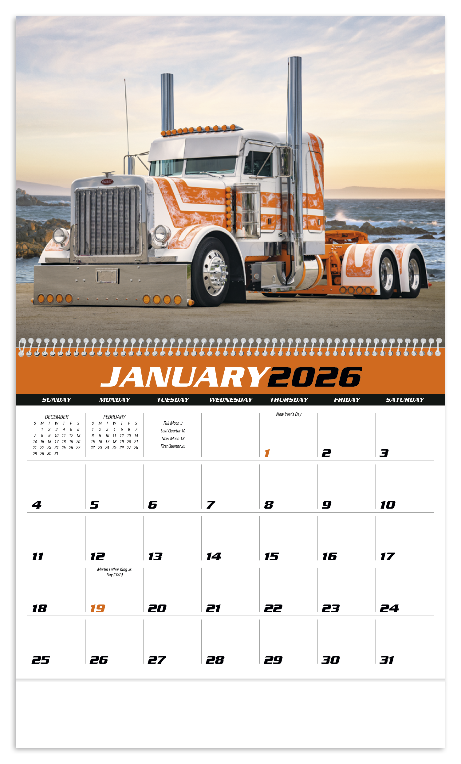 Triumph® Calendars Big Rigs Calendar 3