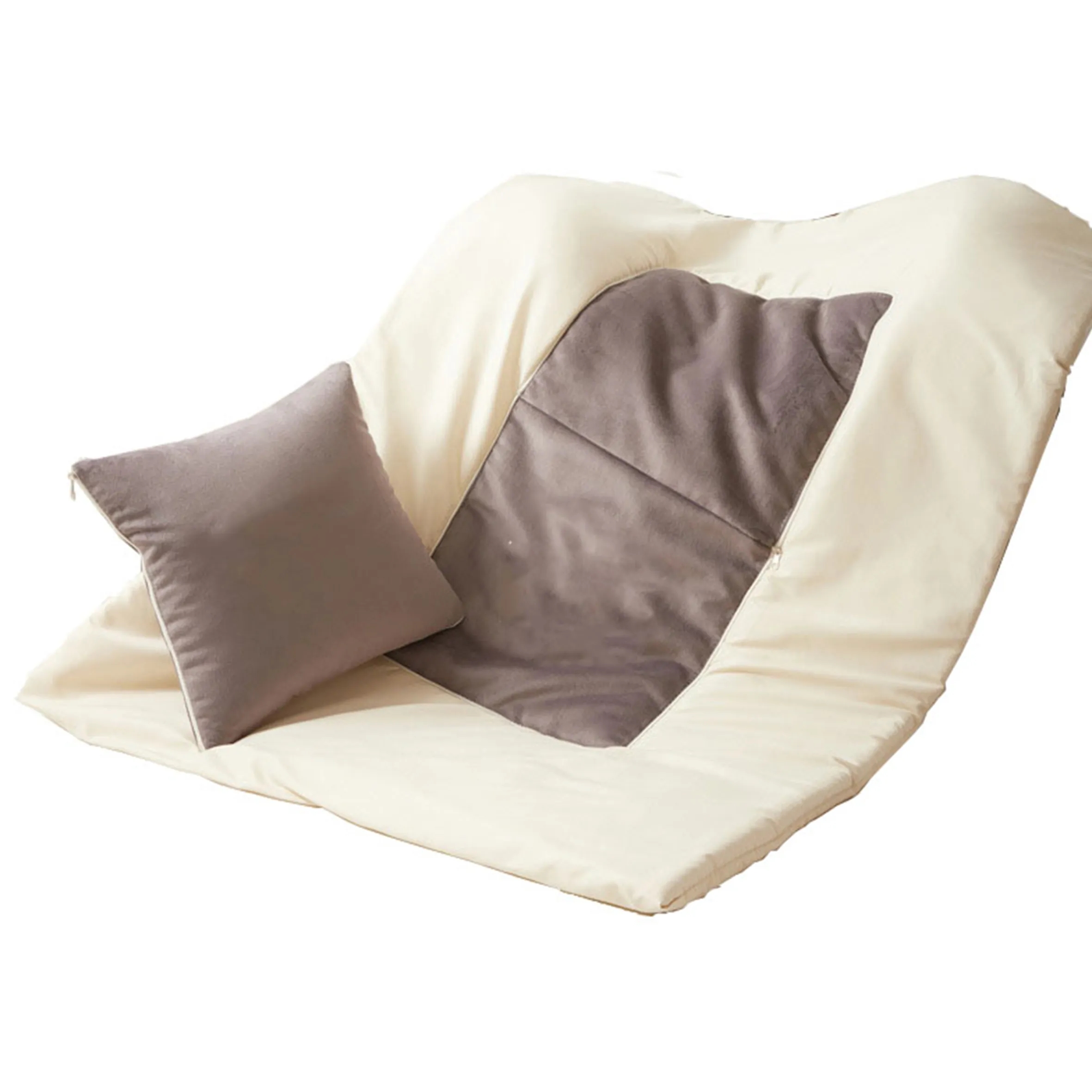 2 In 1 Foldable Throw Pillows Blanket 2