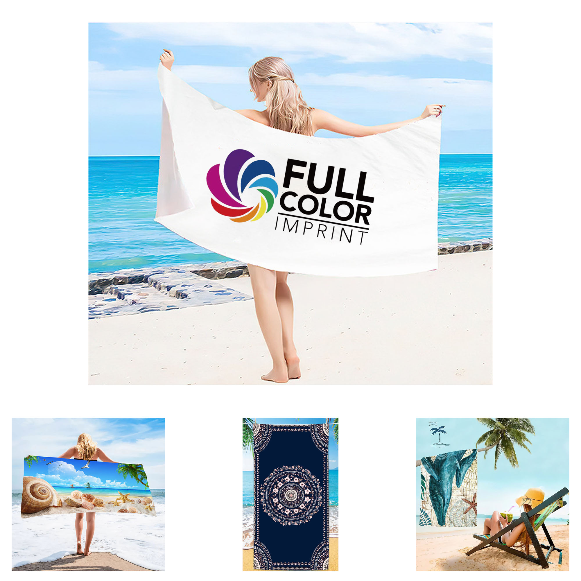 Quick-Dry Microfiber Beach Towel 1
