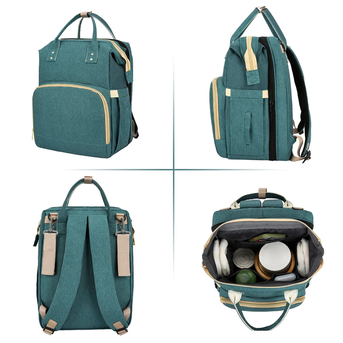 Baby Diaper Bag Backpack with Changing Station 2