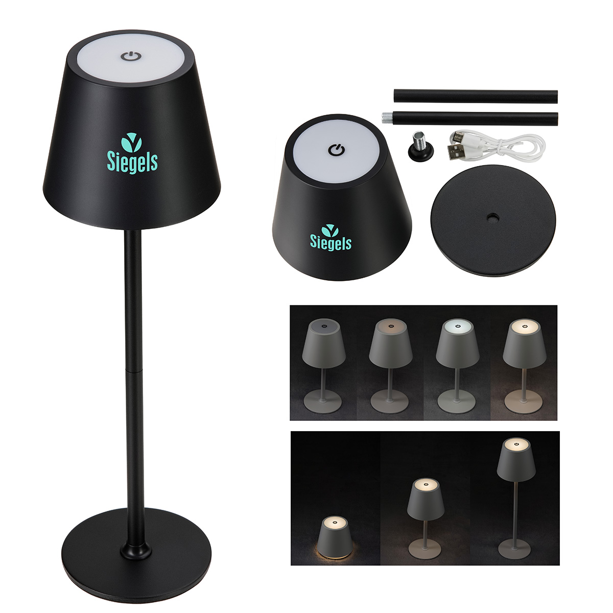 Illume Rechargeable Touch-Control Mini Desk Lamp 11