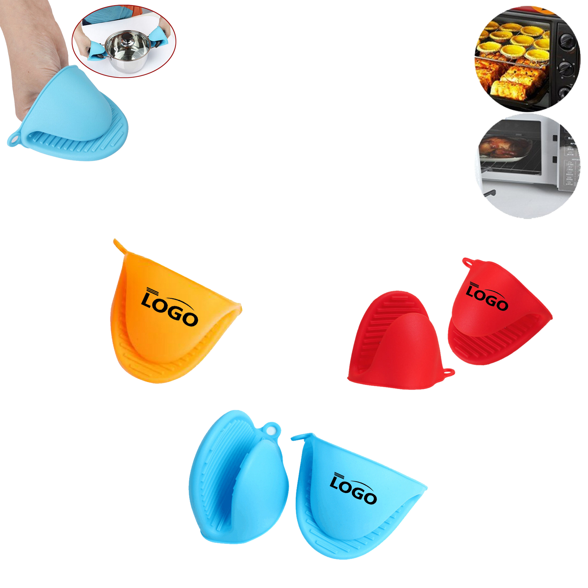 Household Silicone Oven Mitts 2