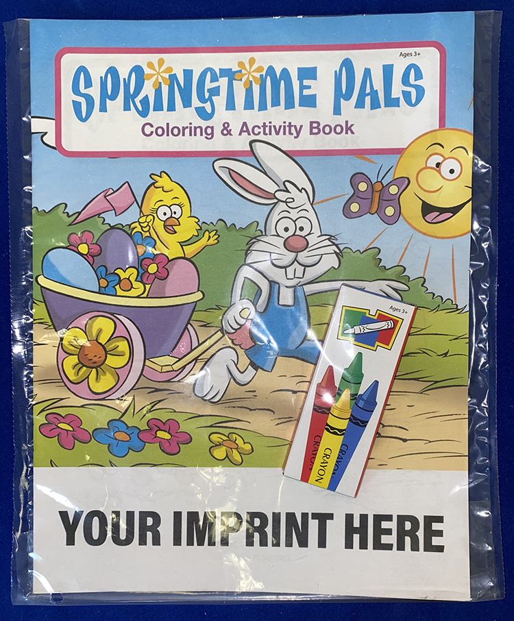 COLORING SET - Springtime Pals Coloring Book Fun Pack 1
