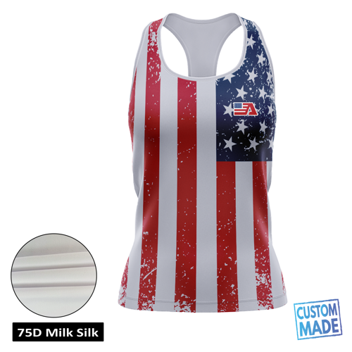 Women's Sublimation Racerback Tank Top - Spandex Interlock 1