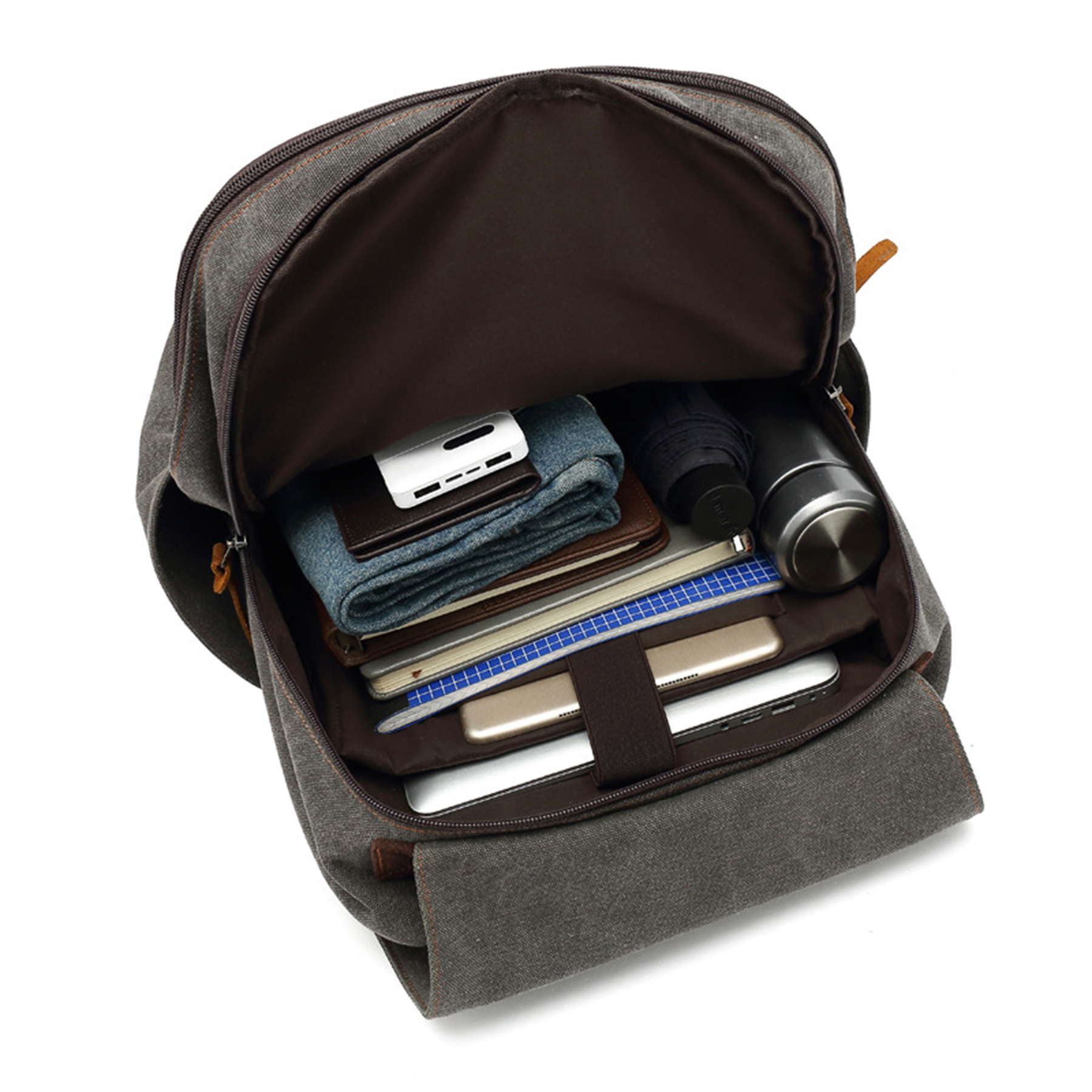 Large Canvas wearable Backpack for business 4