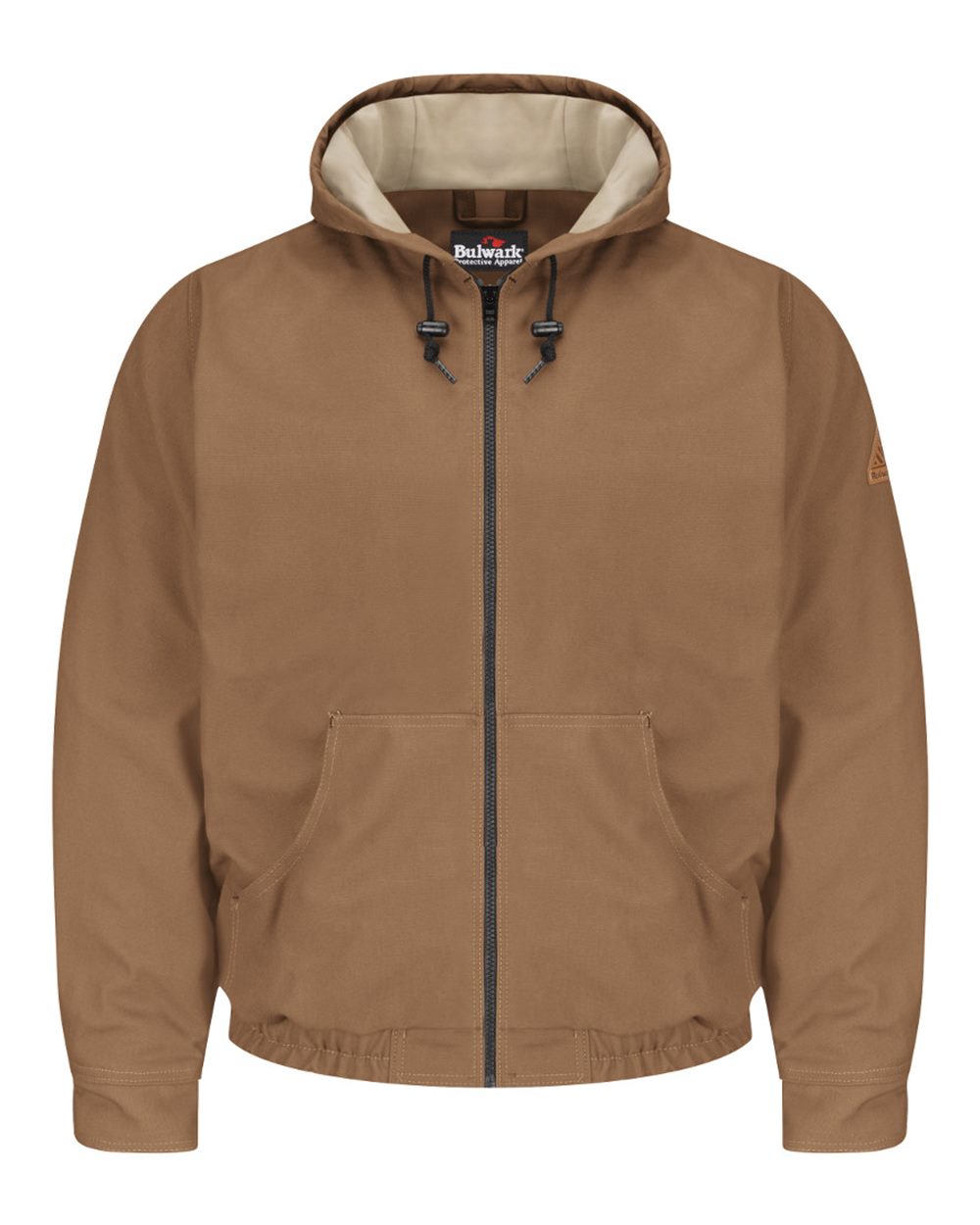Brown Duck Hooded Jacket EXCEL FR ComforTouch Tall Sizes