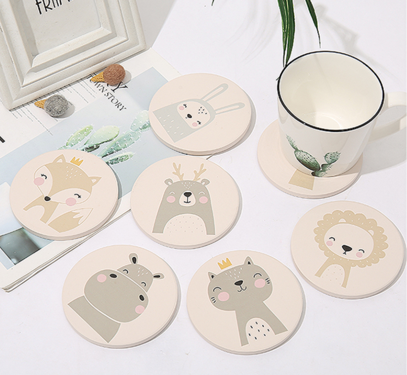 Round Absorbent Coaster 1