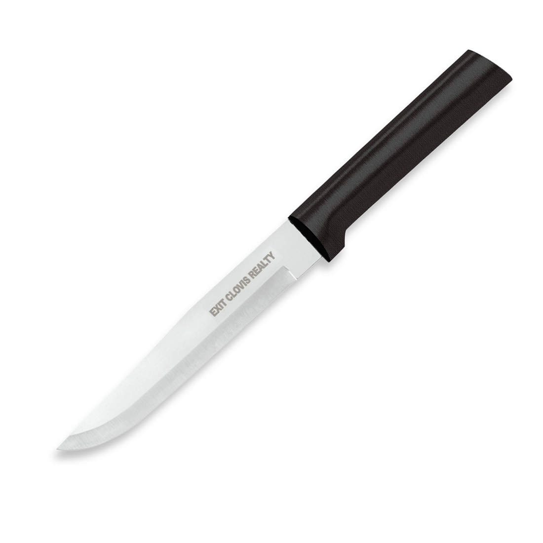 Stubby Butcher Knife w/Silver Handle 2