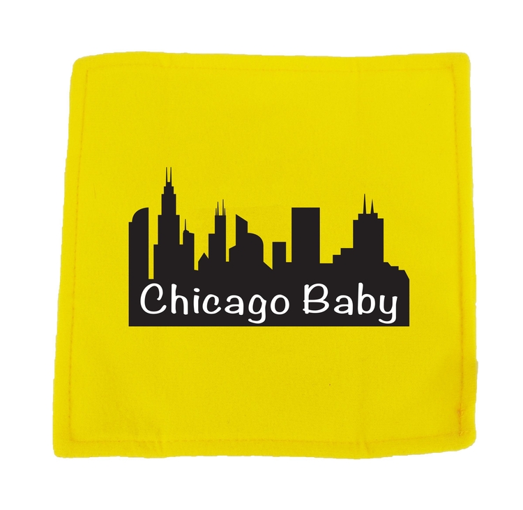 6" Yellow Baby paper with full color imprint 1