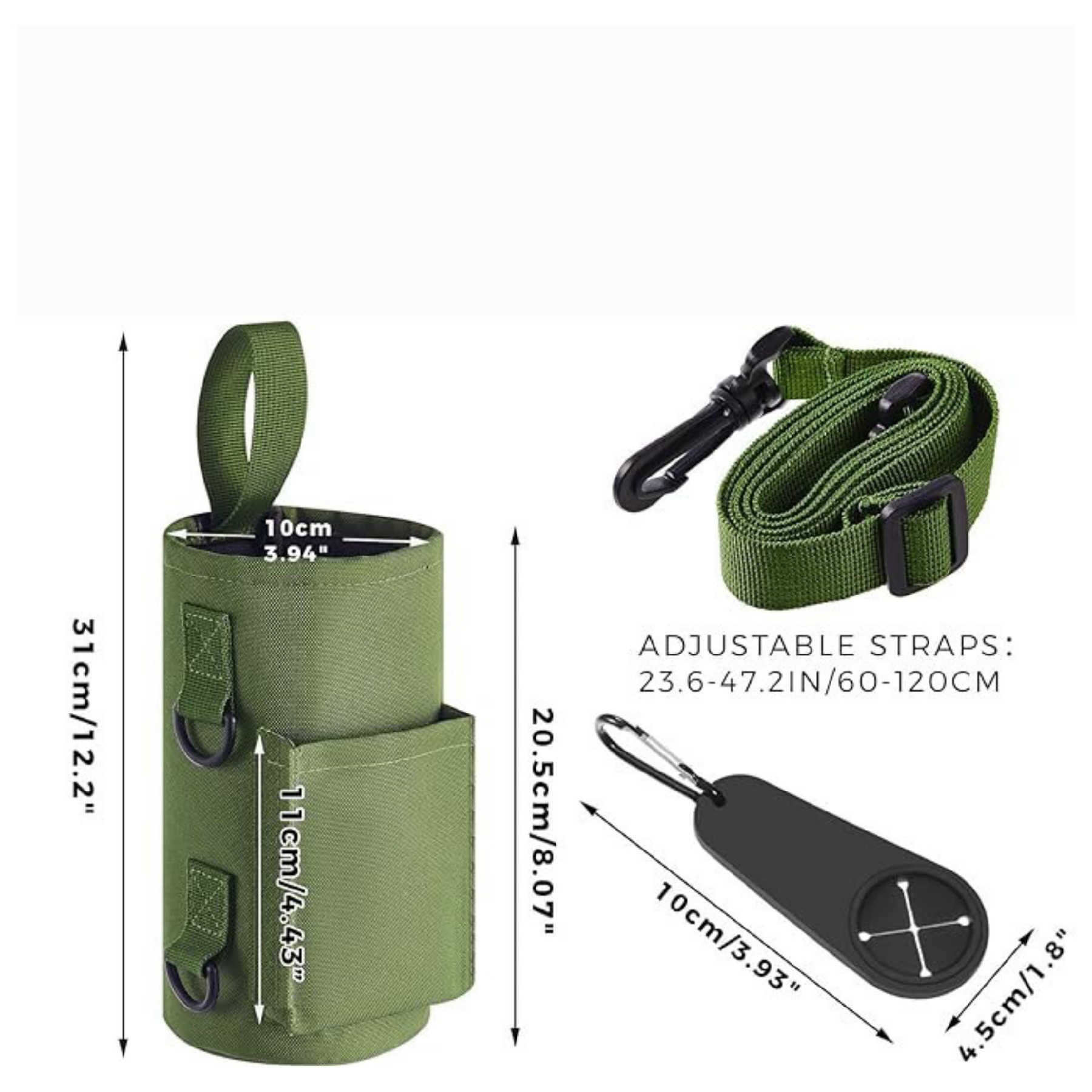 Magnetic Water Bottle Holder Gym Carrier Bag 6