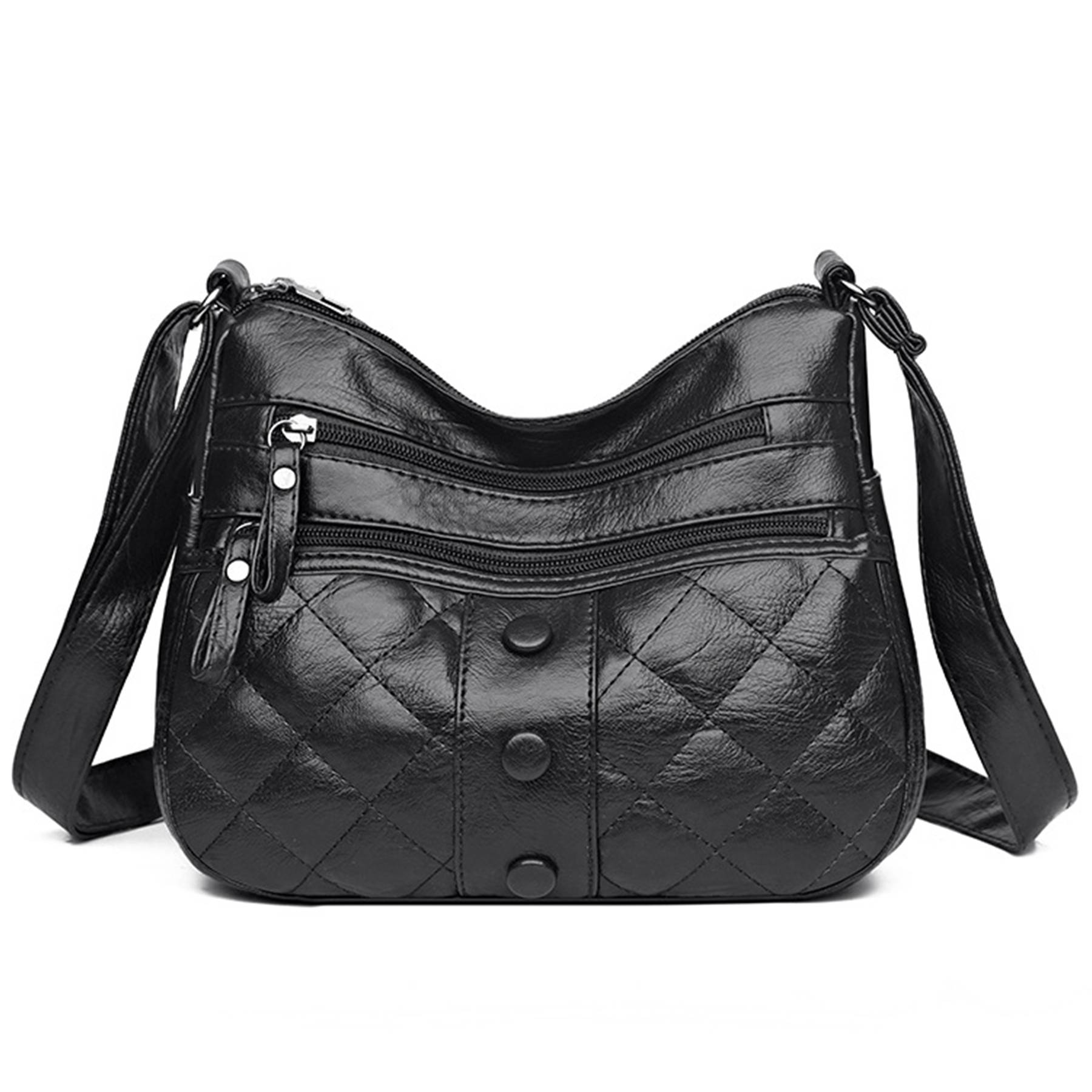 PU Leather soft shoulder cross-body bag 3