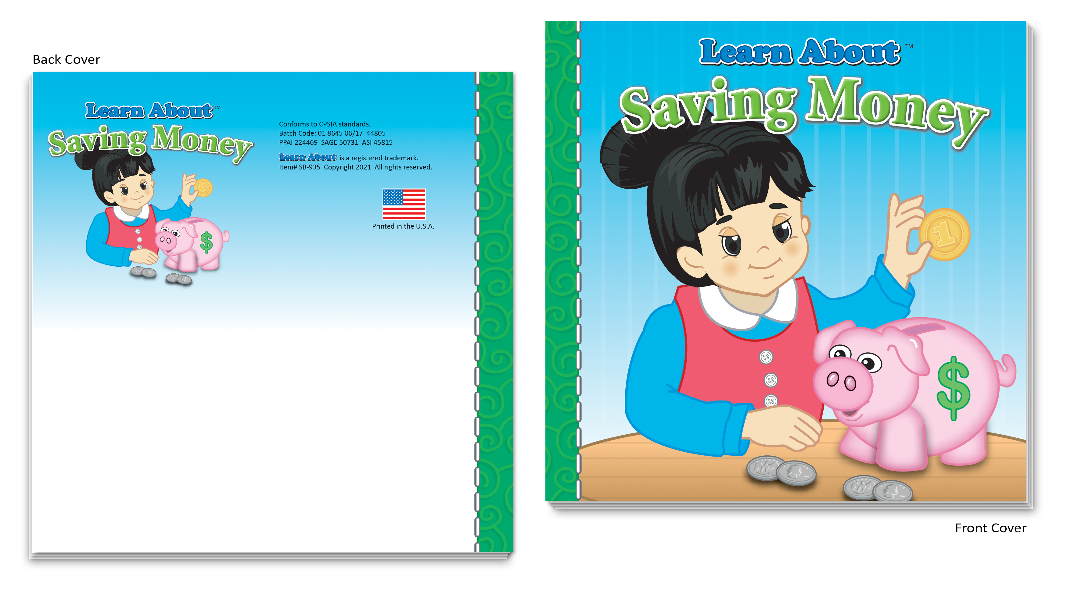 Learn About Saving Money Storybook 3