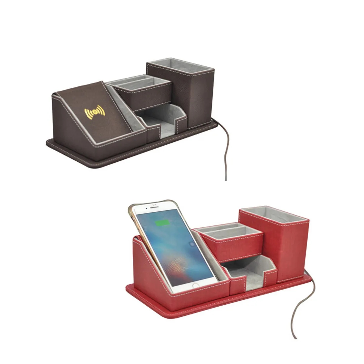 Wireless Charging Desk Organizer 2