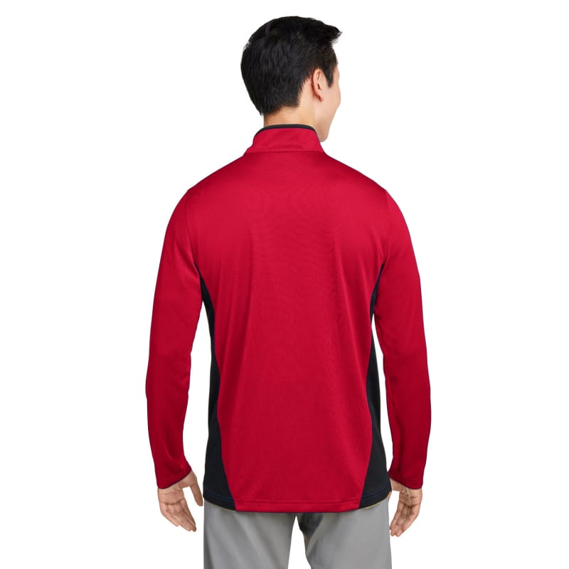 Harriton Men's Flash Snag Protection Plus IL Colorblock Quarter-Zip 5