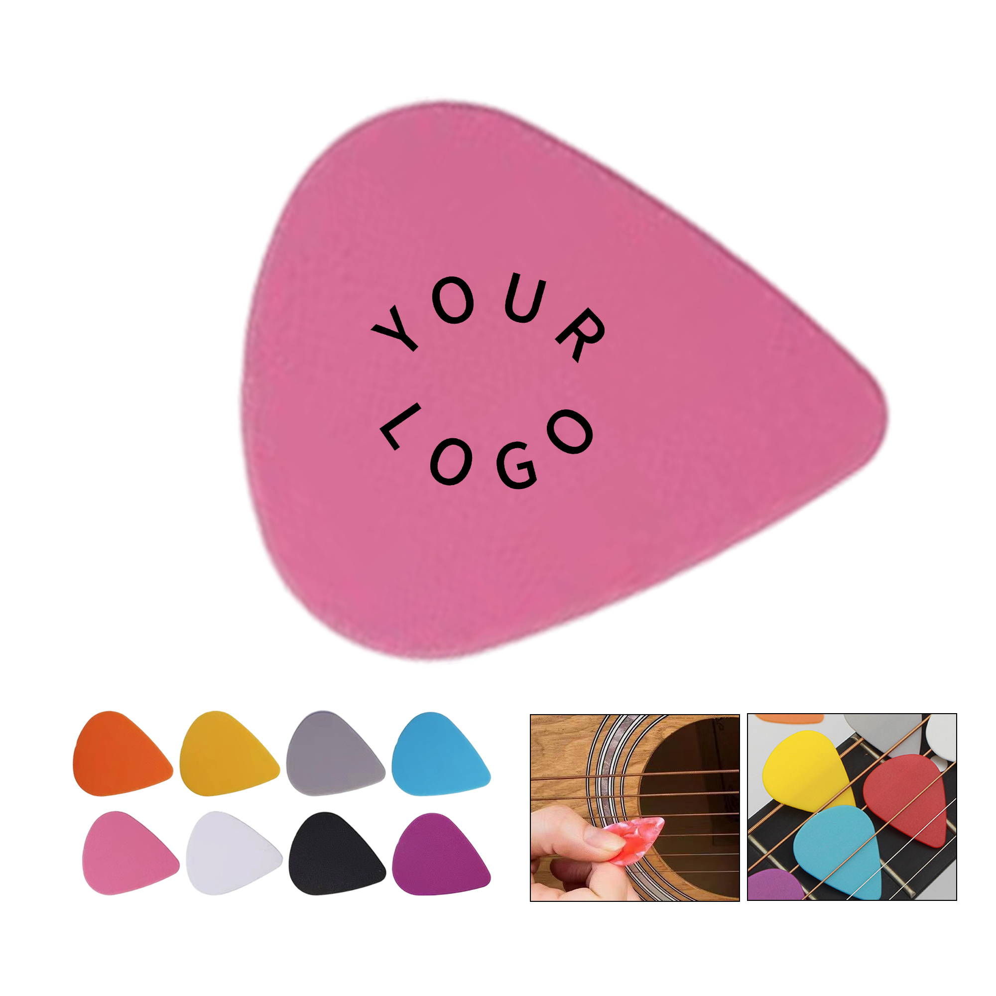 ABS Guitar Pick 0.75mm Thickness Smooth Grip 6