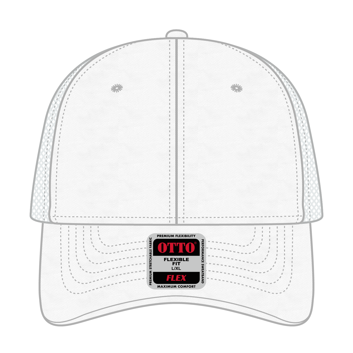 OTTO CAP® OTTO FLEX® Fitted 6 Panel Low Profile Baseball Cap 20