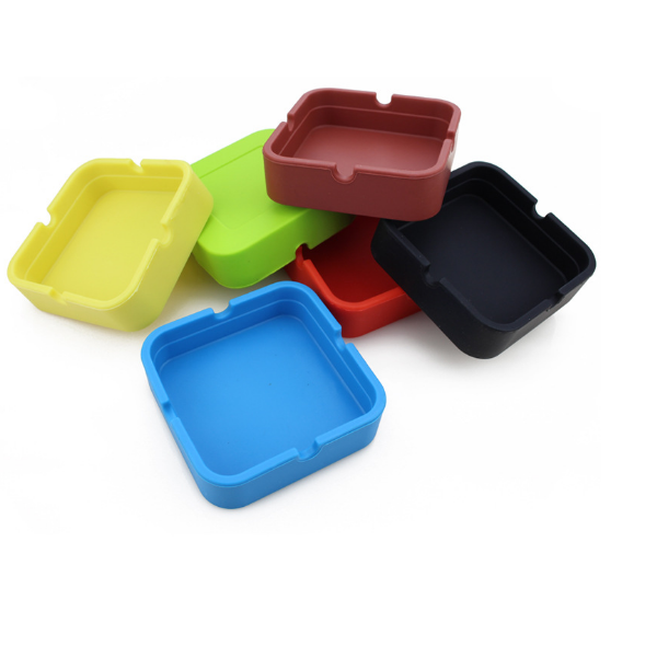 Enviromental Silicone Square Ashtray 2