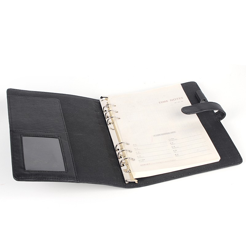 Soft PU Leather Binder Notebook 2