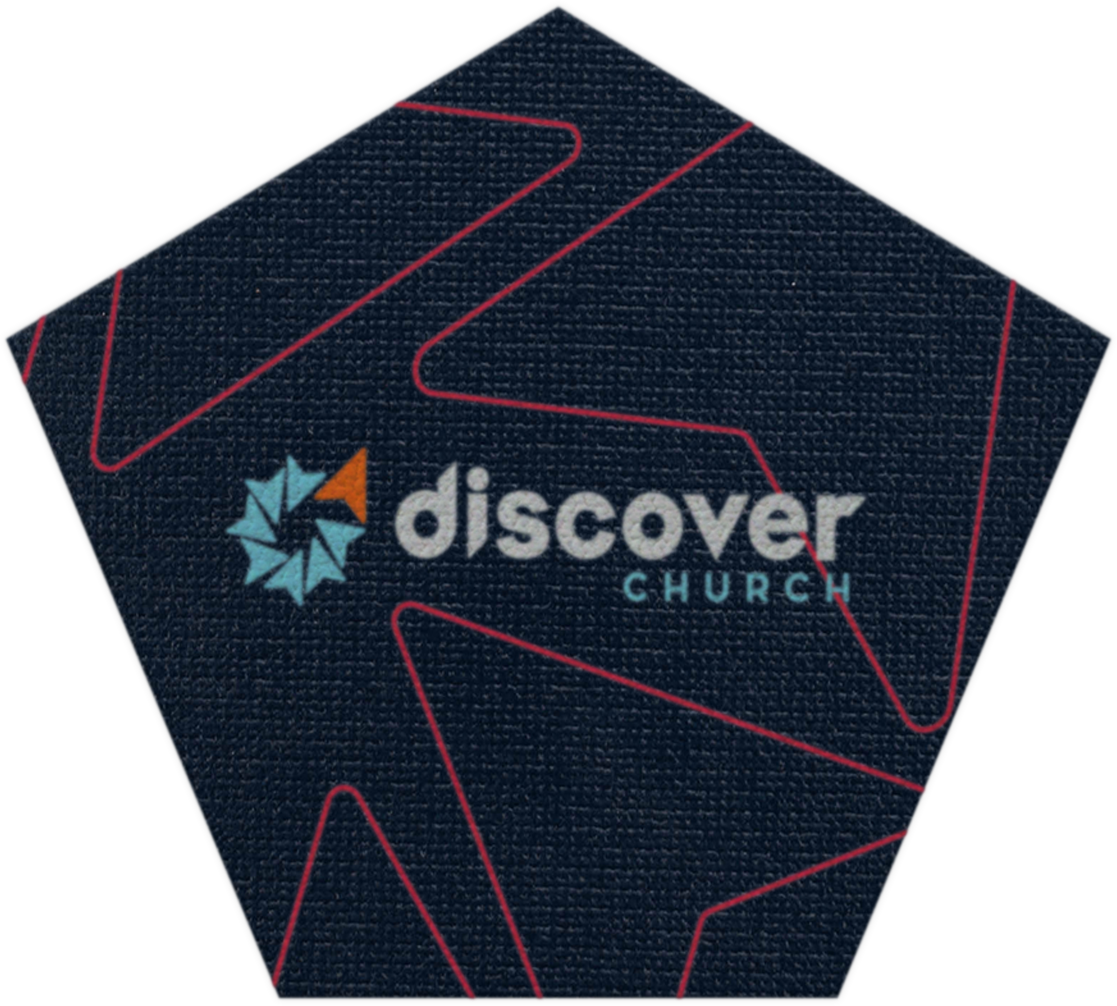 Coaster Grip-It 16 sq in (Color) (Stock Shape #) Digital Print 202